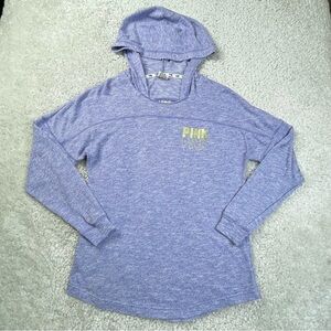 Victoria’s Secret PINK Purple Hoodie Cut Out Keyhole Back Lightweight Medium